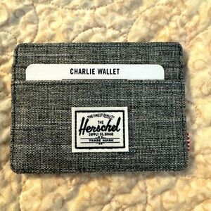 Herschel Gray Card Holder